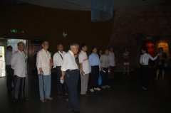 三明市教科所退休人员来我馆参观，欢度“九月初九重阳节”
